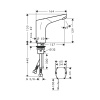 Смеситель Hansgrohe Focus 31172000 на раковину хром