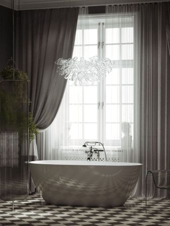 Ванна акриловая Sancos Avocado FB18 170х80 отдельностоящая асимметричная с каркасом