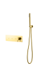 Смеситель для душа Boheme Fusion 130-SYS-G встраиваемый в стену золото