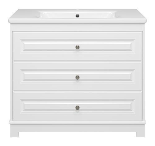 Тумба под раковину Misty Ларго П-Лар-07100-01-3Я 99х45х84 напольная - фото 2