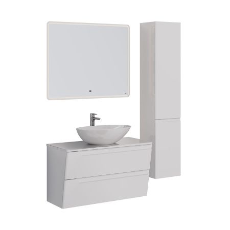 Тумба под раковину LeMark Miano LM06M100T 100х40 подвесная цвет белый