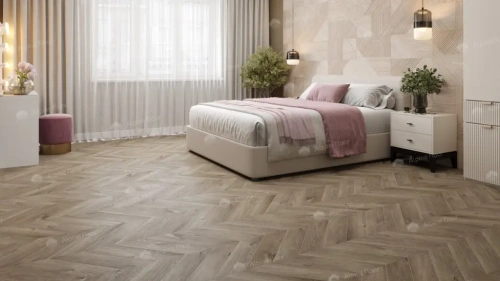 Кварцвиниловая плитка Alpine Floor Chervon Alpine LVT ECO 20-3 Дуб Натуральный Отбеленный Chevron толщина 0.25 см 43 класс 555х127 - фото 2