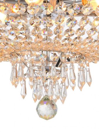 Люстра на штанге Natali Kovaltseva Barocco (Бароццо) BAROCCO 81404/6C CHROME