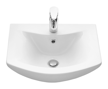 Раковина мебельная керамическая Santek Балтика 50 1.WH50.1.701 50х40 накладная цвет белый 1 отверстие под смеситель