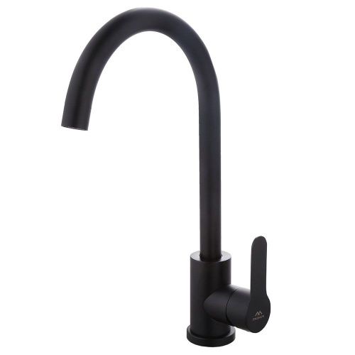 Смеситель для кухни Fashun A54001-7 на мойку черный - фото 2