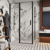 Душевой уголок Cerutti SPA VICTORIA120B 120х90 стекло прозрачное профиль черный без поддона