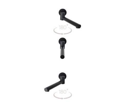 Душевая система Bronze de Luxe 14582/1B встраиваемая в стену цвет черный - фото 4