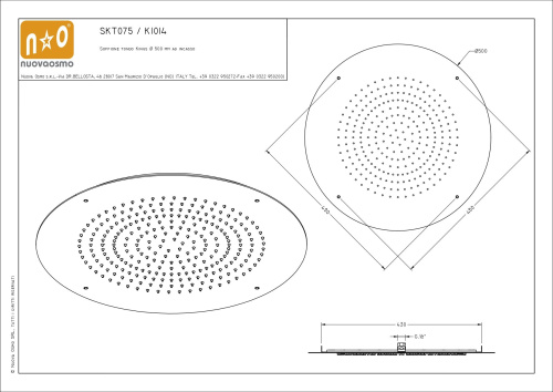 Душевая головка Graffio Kings KI014/CR цвет хром - фото 2