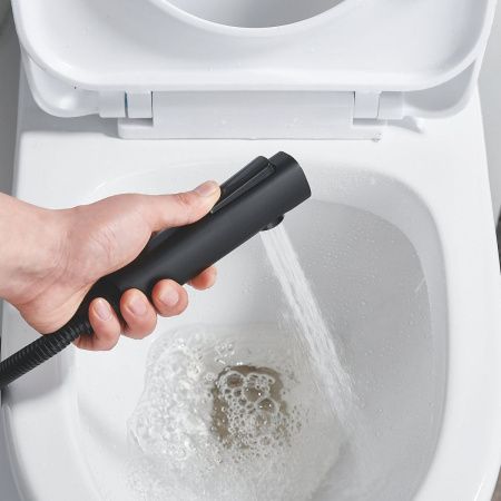 Гигиенический душ со смесителем Shevanik S6105H-1 черный