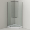Душевой уголок Agger A03-090TCR 88х88 стекло прозрачное профиль хром глянцевый с поддоном