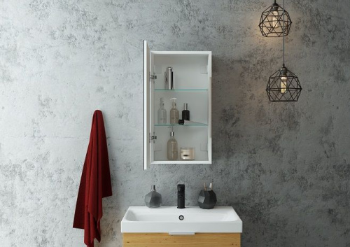 Зеркало-шкаф Art&Max TECHNO AM-Tec-350-650-1D-L-DS-F 35х65 - фото 2