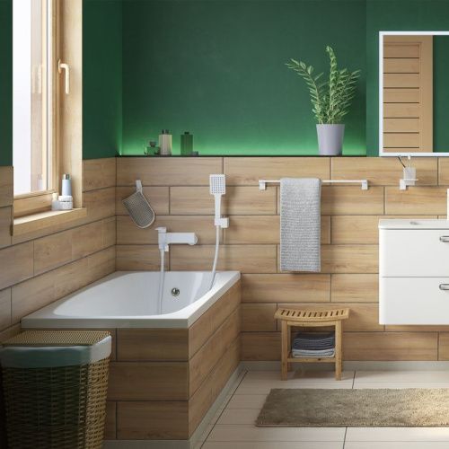 Смеситель для ванны и душа Iddis Slide SLIWT00i02WA настенный белый - фото 5