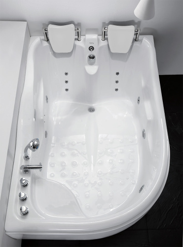 Ванна гидромассажная Gemy G9083 B R 180x121 пристенная угловая асимметричная - фото 3