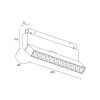 Трековый магнитный светильник Hesby Lighting ElDeko (ЕлДеко) HSBL_0084
