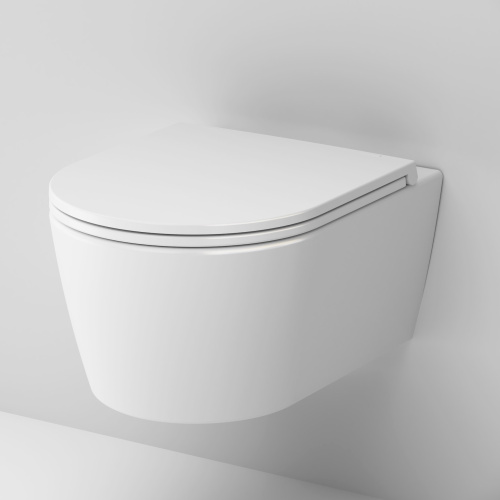 Унитаз подвесной Am.Pm Func C8F1700SC белый с сиденьем микролифт безободковый каскадный смыв - фото 5