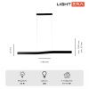 Линейный подвесной светильник Lightera Canzas (Цанзас) LE109L-120B WIFI