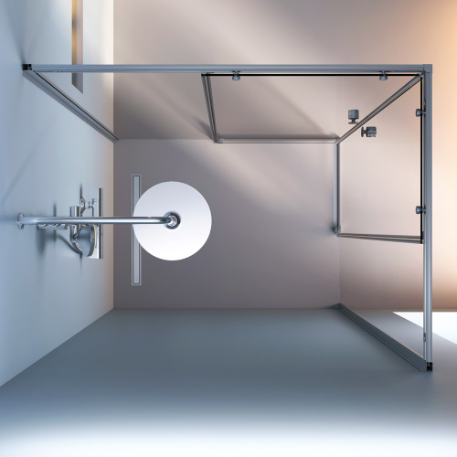 Душевой уголок Am.Pm X-Joy W94G-403-12090-MТ 118х88 стекло прозрачное профиль хром матовый без поддона - фото 4 Душевой уголок Am.Pm X-Joy W94G-403-12090-MТ 118х88 стекло прозрачное профиль хром матовый без поддона - фото 4