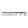 Смеситель для душа Gessi Hi-Fi 63022#031 встраиваемый в стену хром с термостатом (внешняя часть)