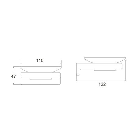 Мыльница Rose RG18T RG1803T