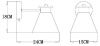 Бра Arte Lamp TYLER (ТЫЛЕР) A1031AP-1WH