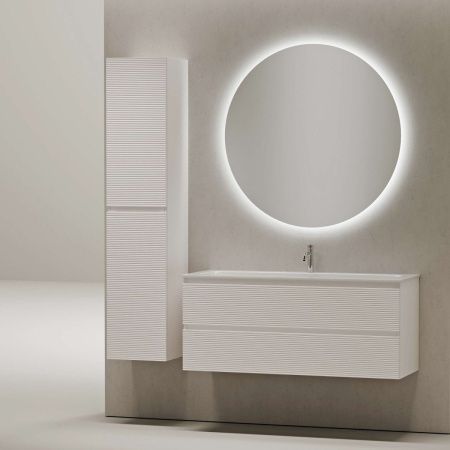 Тумба под раковину Sancos FOLK FL120W 120х40 подвесная цвет белый