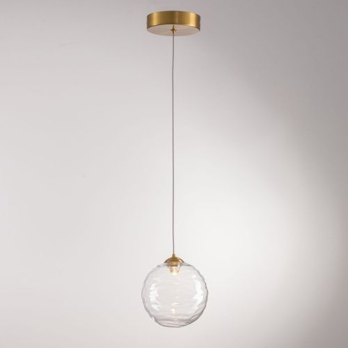 Светильник подвесной Delight Collection MD25030001-1A brass/clear - фото 4