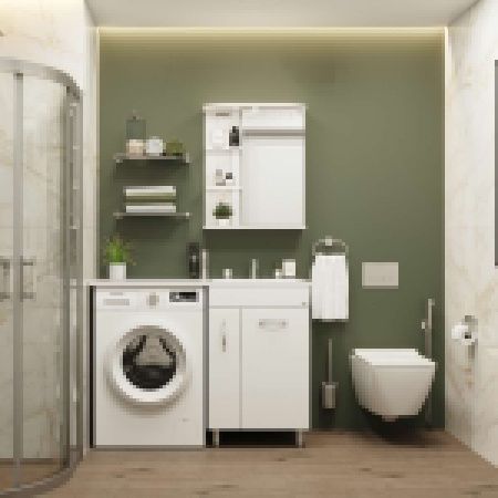 Зеркало-шкаф Onika Карина 205513 60х70 подвесной цвет белый