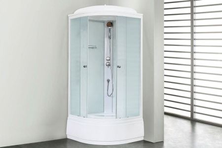 Душевая кабина Royal Bath CK RB90CK5-WC 90х90 четверть круга с крышей ориентация универсальная