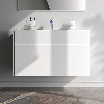 Тумба под раковину Am.Pm Inspire V2.0 M50AFHX1003WM 101х49х60 подвесная цвет белый матовый