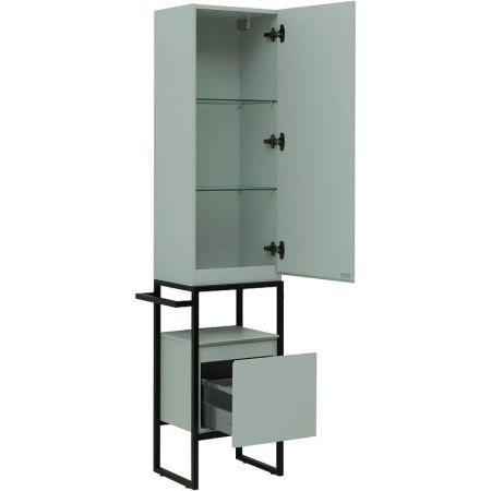 Шкаф-пенал Allen Brau Priority 1.31005.PWM 40х180 напольный цвет серый