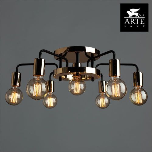 Люстра потолочная Arte Lamp Gelo (Гело) A6001PL-7BK - фото 3