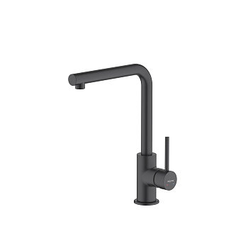 Смеситель для кухни Aquatek ЕВРОПА AQ1380MB на раковину черный матовый без термостата