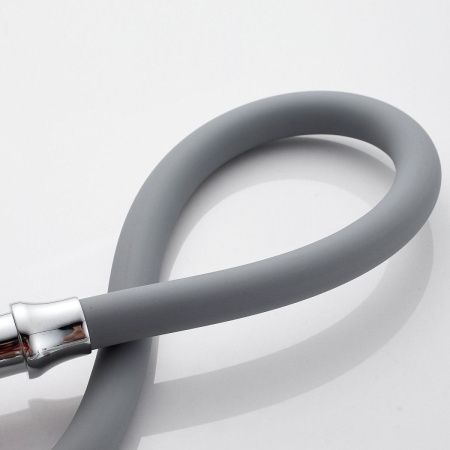 Смеситель для кухни Shevanik S743-9 на мойку хром/серый