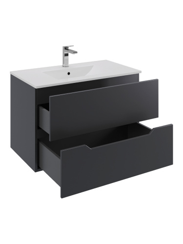 Тумба с раковиной Orange Line Li-80Tub+Ra 81,5х46,5х54,1 - фото 4