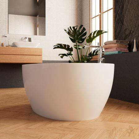 Ванна акриловая Frank 12529 175х105 отдельностоящая овальная с ножками