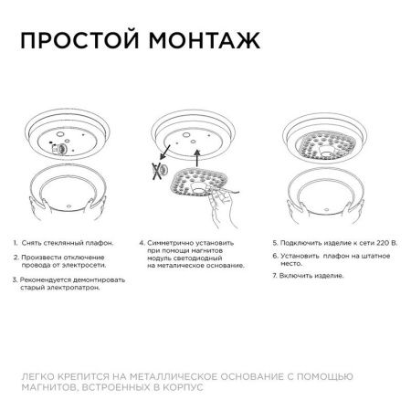 Светодиодный модуль со встроенным драйвером Apeyron 46054