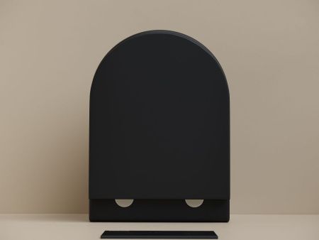 Унитаз подвесной Ceramica Nova UP CN4007MB черный с сиденьем микролифт безободковый душевой смыв