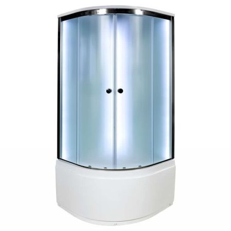 Душевая кабина AvaCan D511SLED 110х110 четверть круга с крышей ориентация универсальная