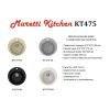 Кухонная мойка Maretti KT475-WH 50х50 цвет белый поверхность матовая