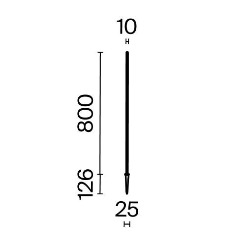 Светильник ландшафтный Maytoni Outdoor Spear O441FL-L1GF3K1 - фото 3