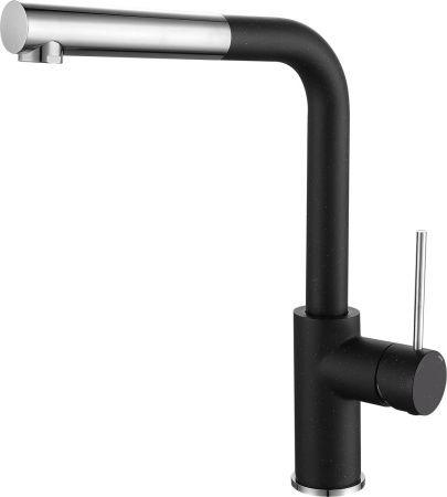Смеситель для кухни Rivelato 1573503 nero cromo на мойку черный/хром