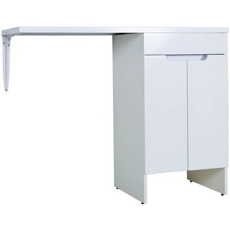 Тумба с раковиной Orange Sistema STD-110TUW+RAR 110х50 напольная цвет белый
