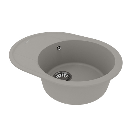 Кухонная мойка LeMark Lacha 620 9910051 62х47 цвет серый поверхность матовая