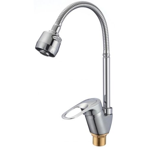 Смеситель для кухни Savol S-T4304 на мойку хром - фото 2