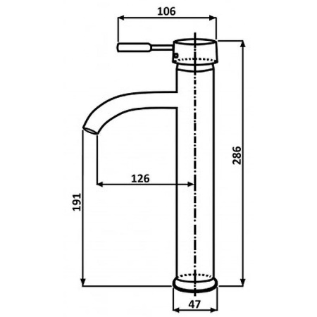 Смеситель ALMAes Sona TVZ-0906 на раковину черный