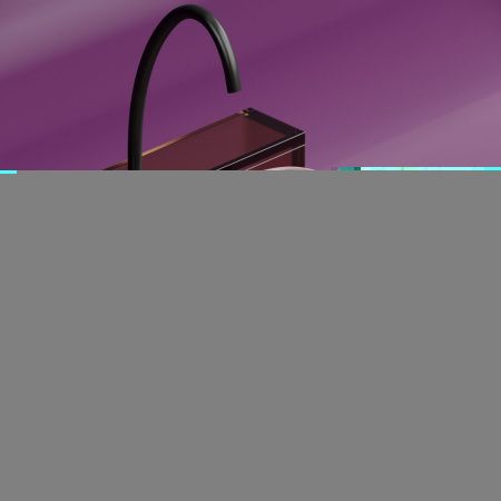 Раковина из сантехнического фарфора Ceramica Nova ELEMENT CN6052MP 50х40 накладная цвет розовый без отверстий под смеситель