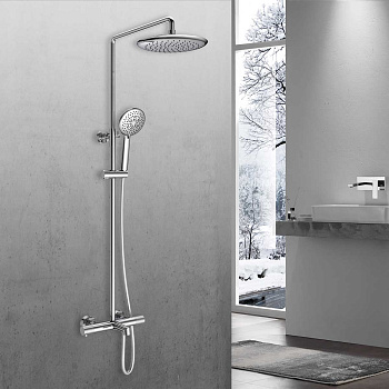 Душевая стойка Vincea Desire VSFS-1D1TCH настенная цвет хром