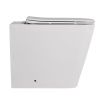 Унитаз приставной Abber Rechteck AC1211 белый с сиденьем микролифт безободковый каскадный смыв