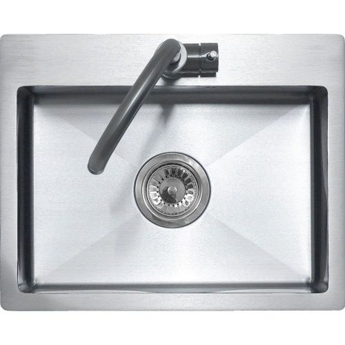 Кухонная мойка Melana ProfLine MLN-R5040H 50х40 цвет сатин поверхность матовая