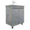 Тумба с раковиной Comforty Осло 00-00006117CF 70х50 напольная цвет серый